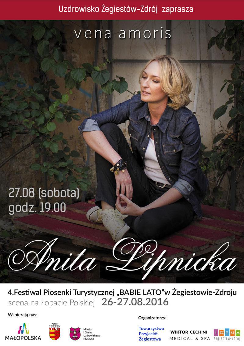 Koncert Anity Lipnickiej - plakat