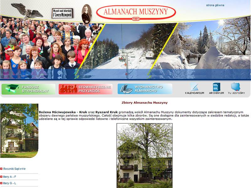 Almanach Musyzny - screen strony